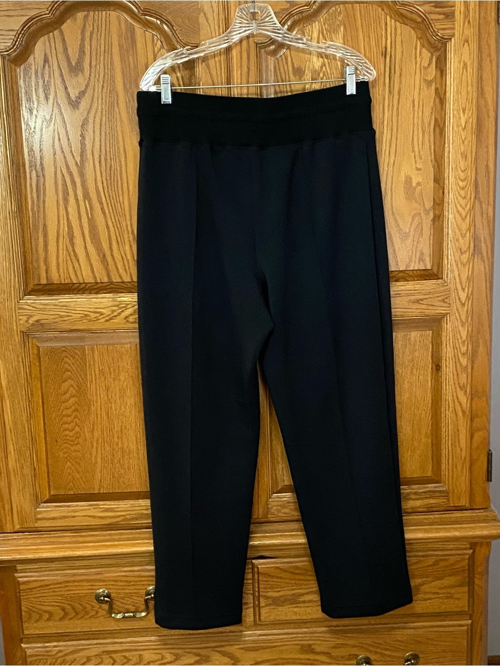 Spanx AirEssentials Tapered Ankle Casual Pants Black Sz XL TG Loungewear Joggers - Picture 2 of 11